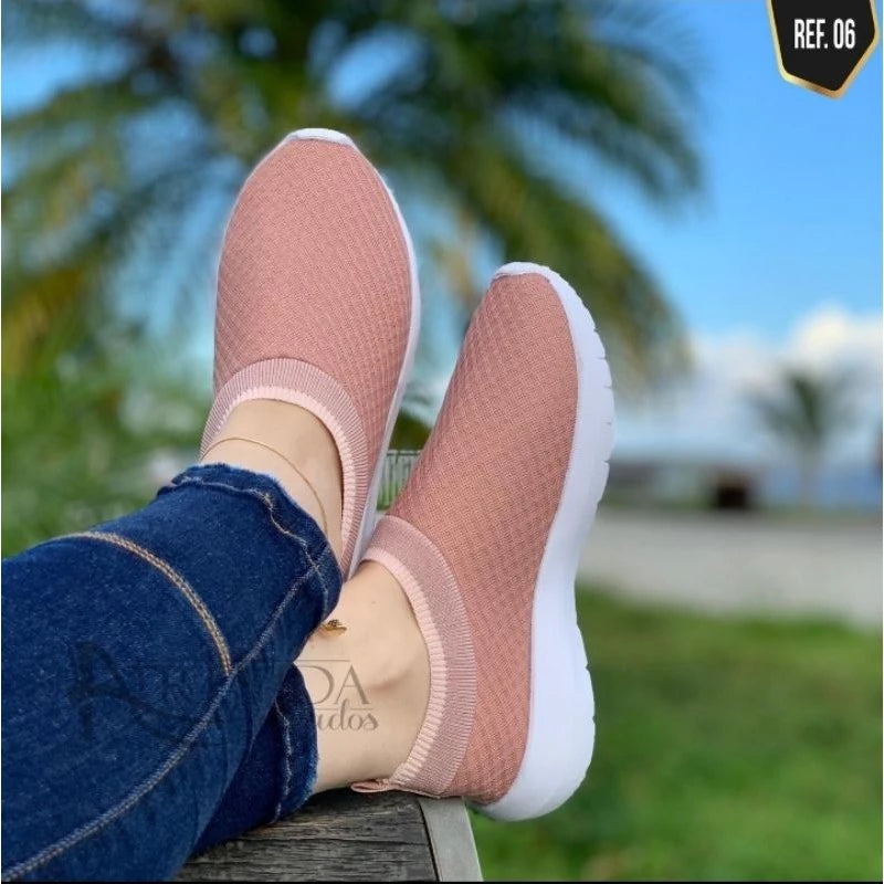 Tênis Meia Feminino Academia Caminhada