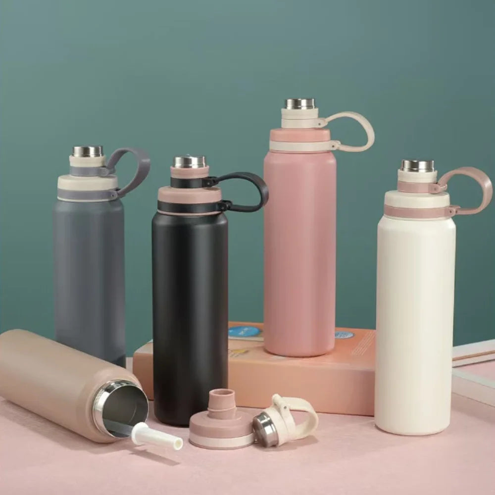 Garrafa Térmica 500ml Com Canudo