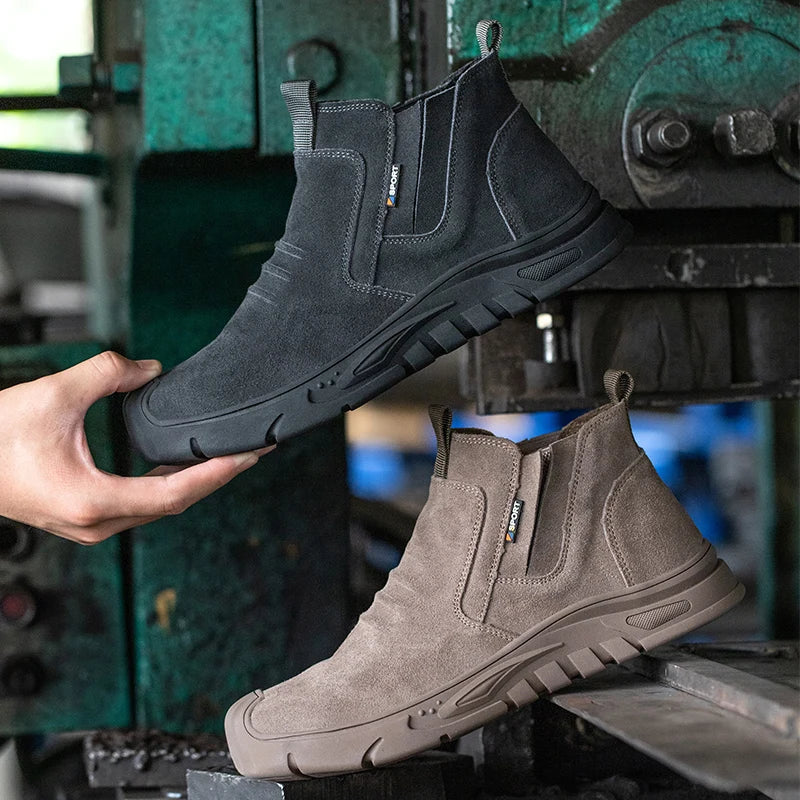 Bota Masculina Trabalho Bico de Aço Segura