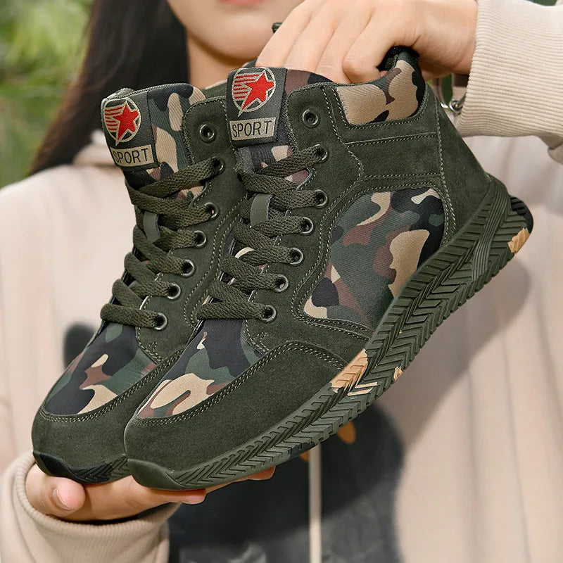 Bota Masculina Camuflada Confortável