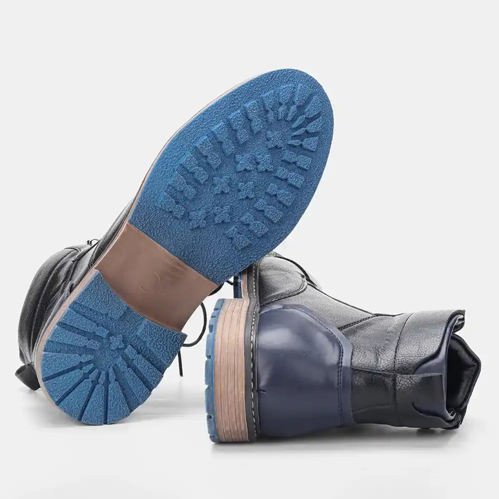 Bota Masculina Couro Black