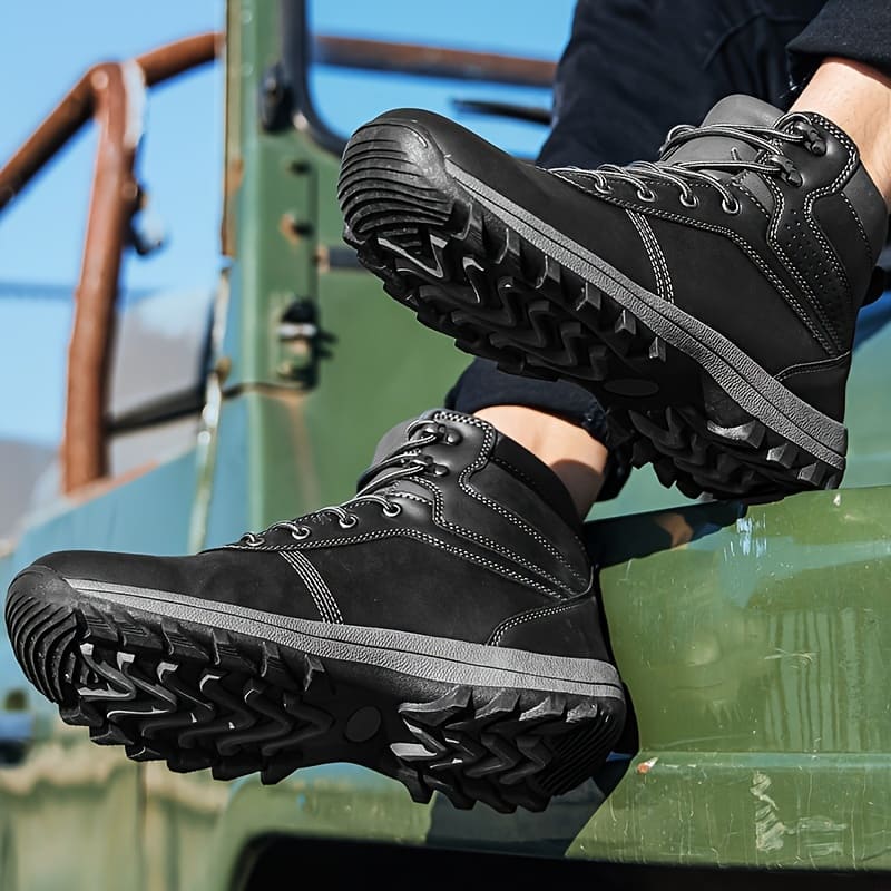 Bota Masculina Couro Resistente Vinson