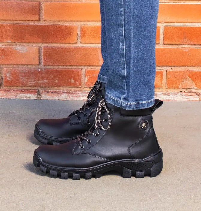 Bota Masculina Coturno Adventure Black