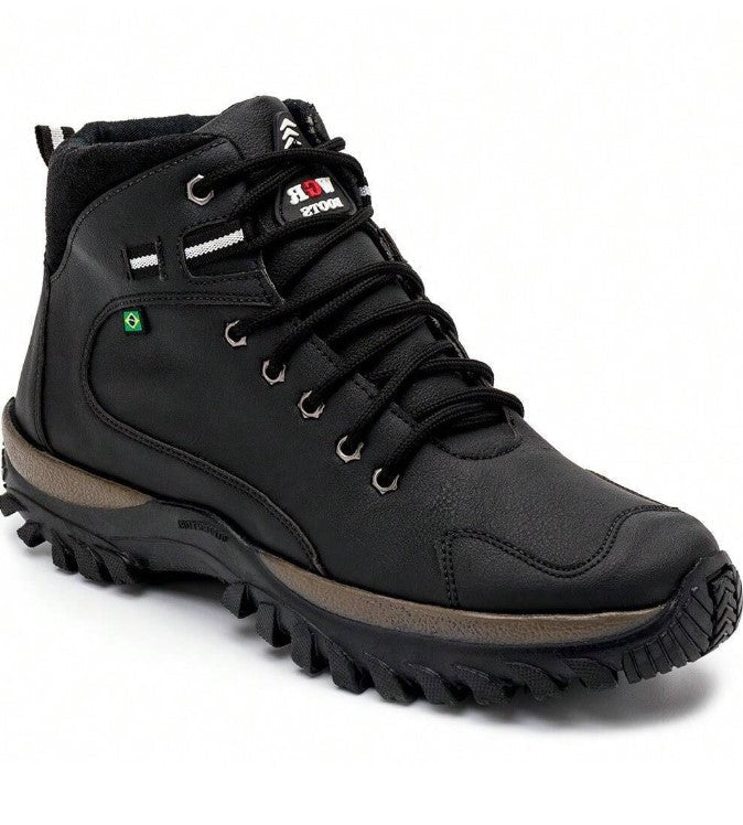 Bota Masculina Coturno Couro Adventure