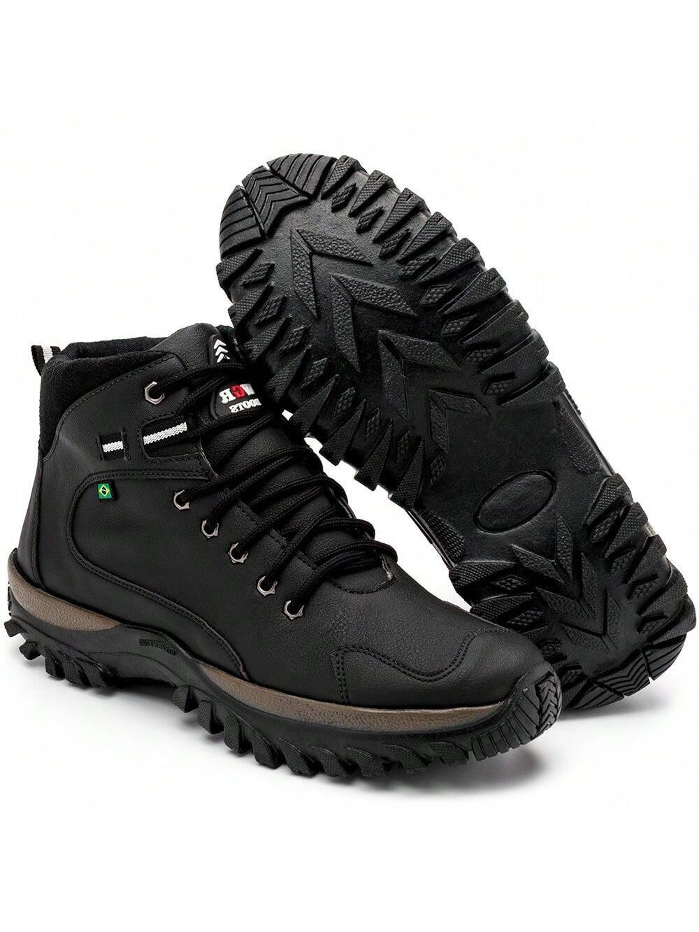 Bota Masculina Coturno Couro Adventure