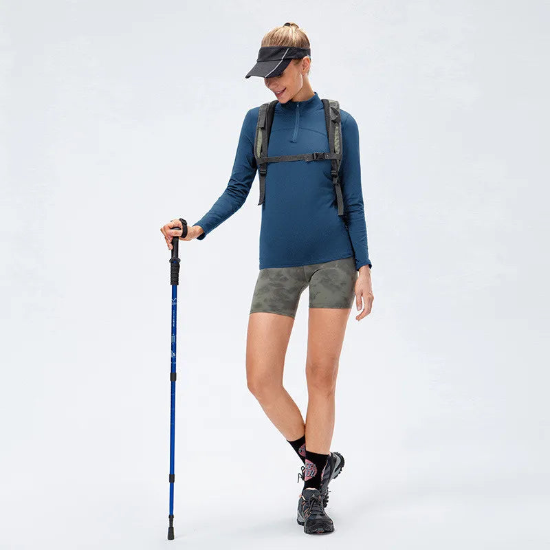 Camiseta Esportiva Feminina de Manga Longa