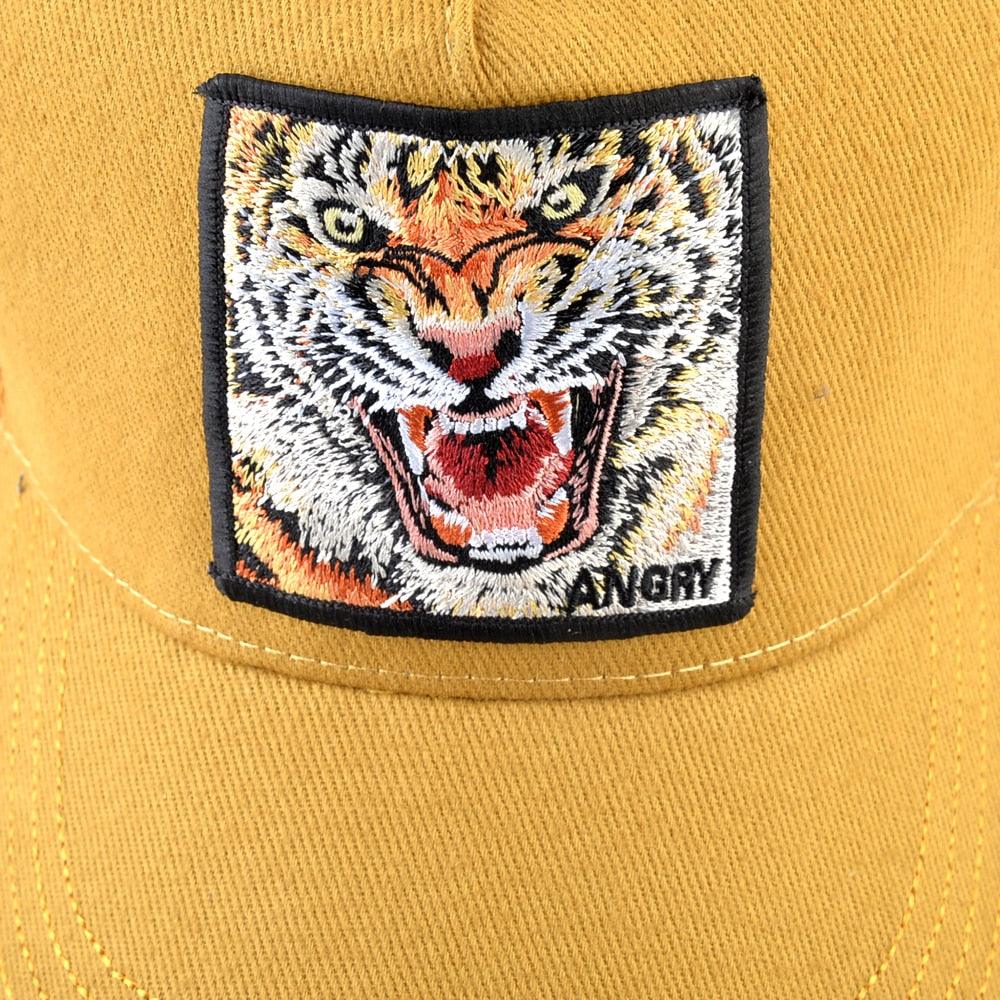 Boné Trucker Tiger Amarelo