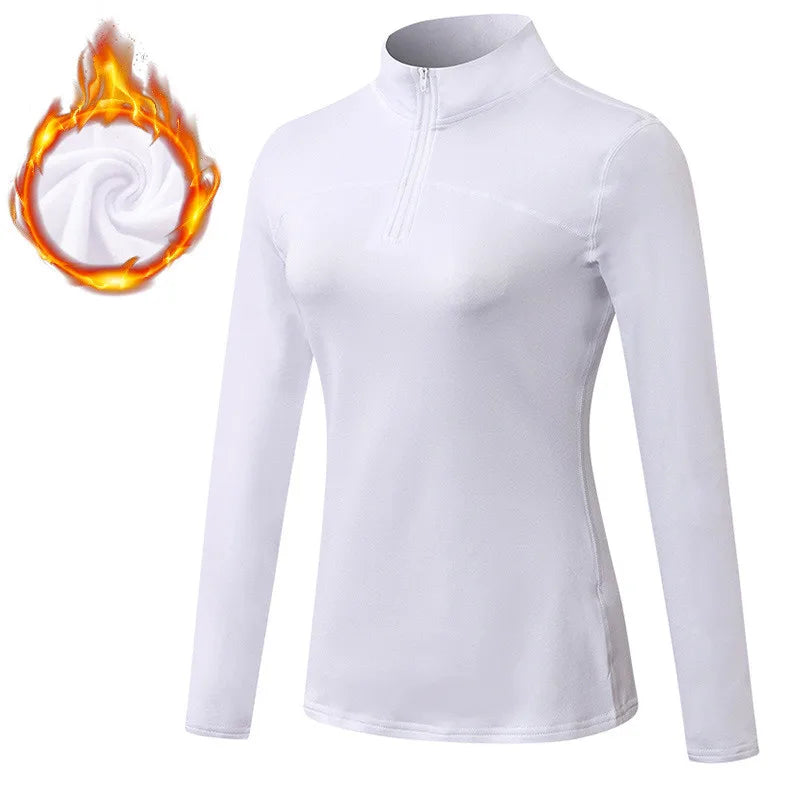 Camiseta Esportiva Feminina de Manga Longa