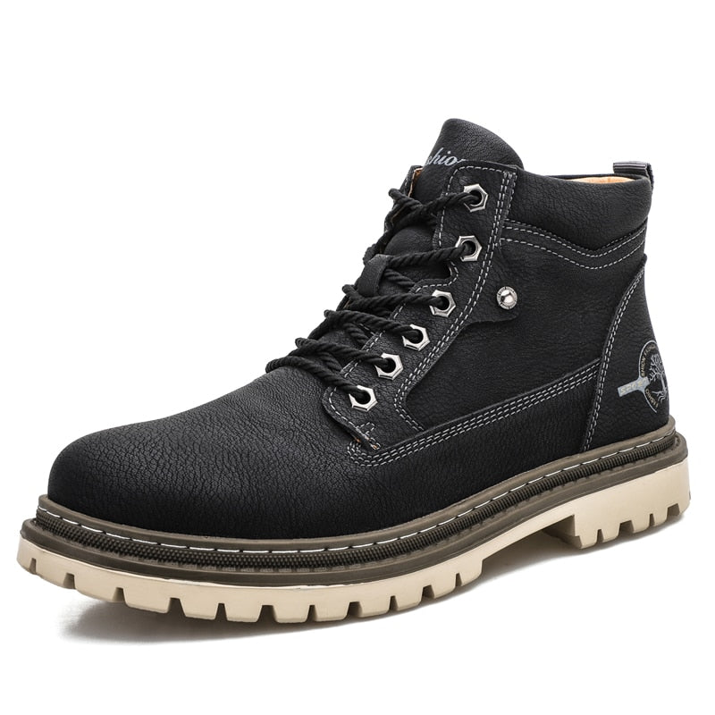 Bota Masculina Casual Leather