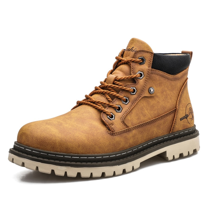 Bota Masculina Casual Leather