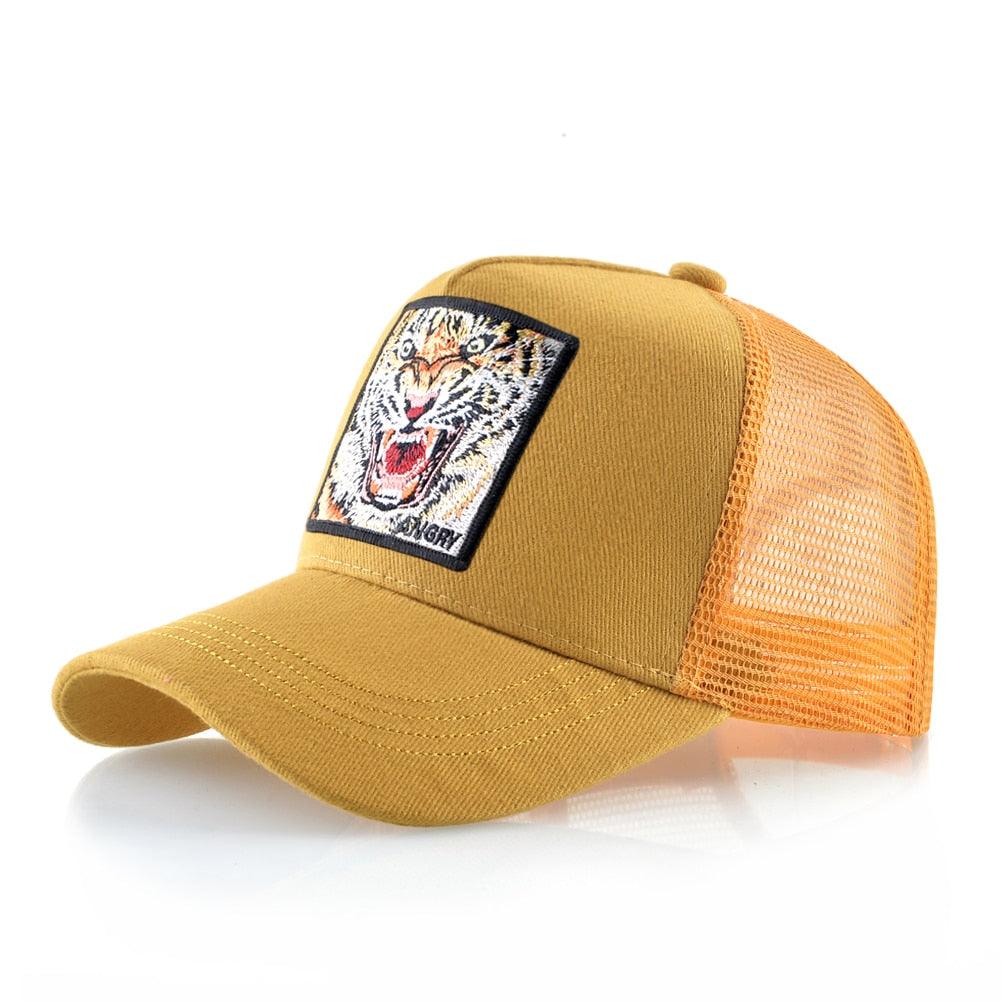 Boné Trucker Tiger Amarelo