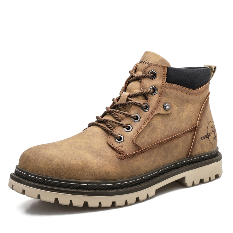 Bota Masculina Casual Leather