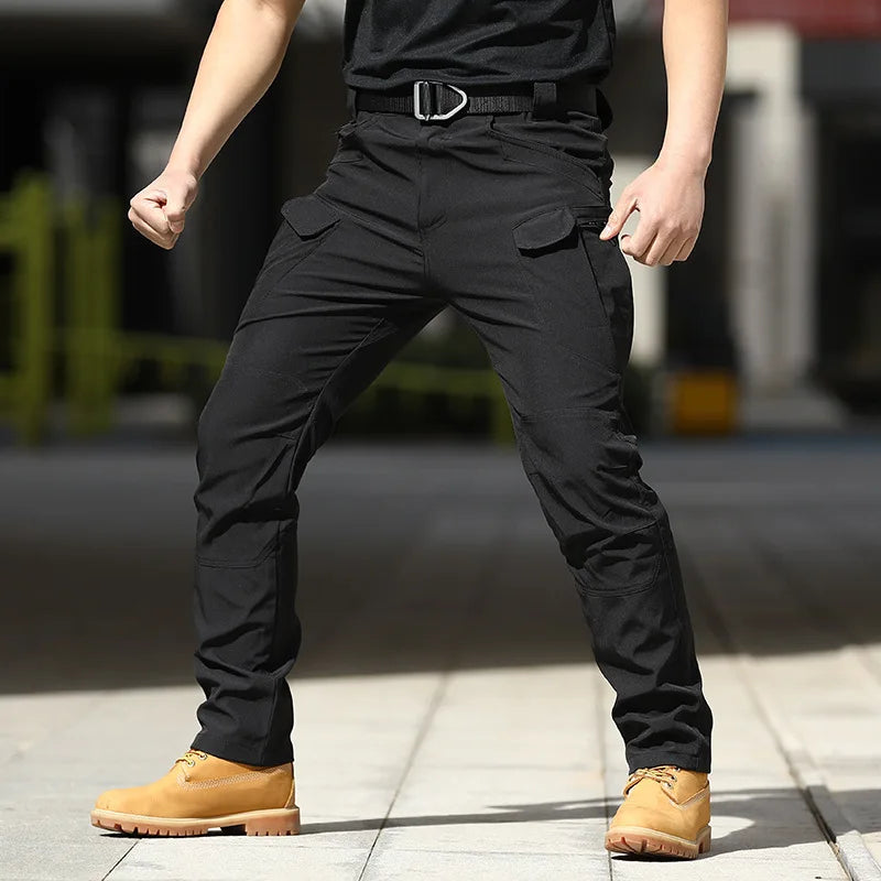 Calça Masculina Elástica Impermeável (Sem cinto)