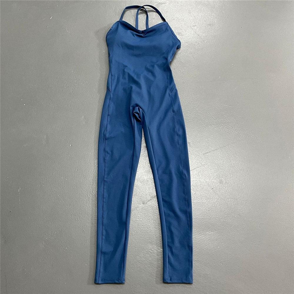 Body Macaquinho Fitness Elastano