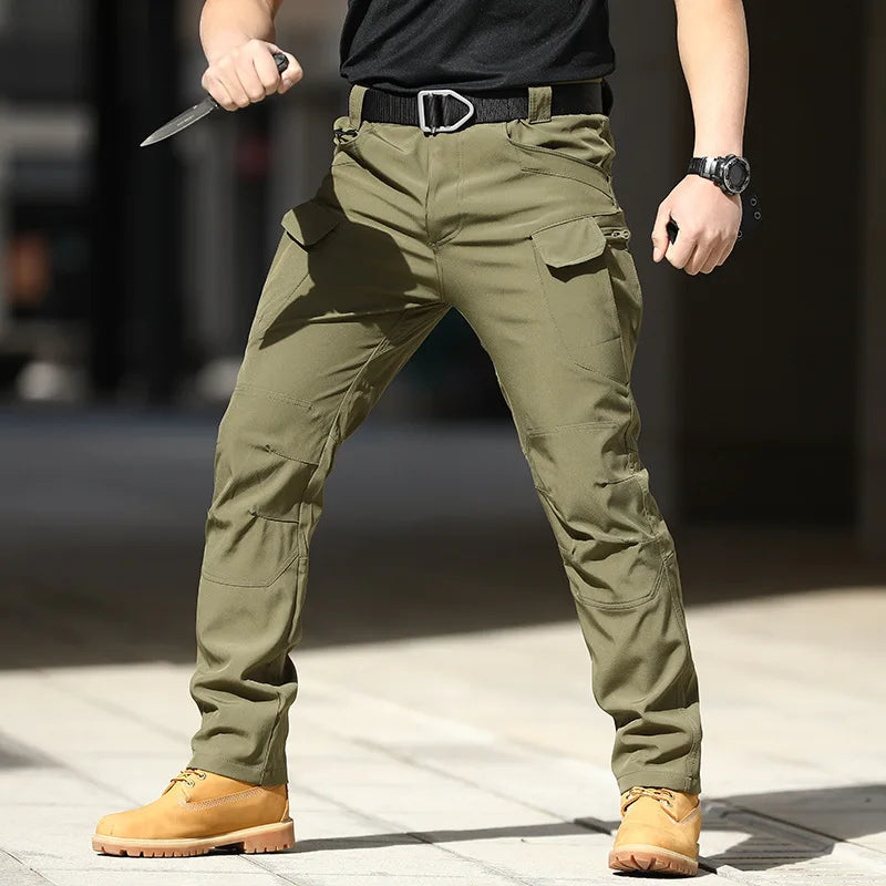 Calça Masculina Elástica Impermeável (Sem cinto)