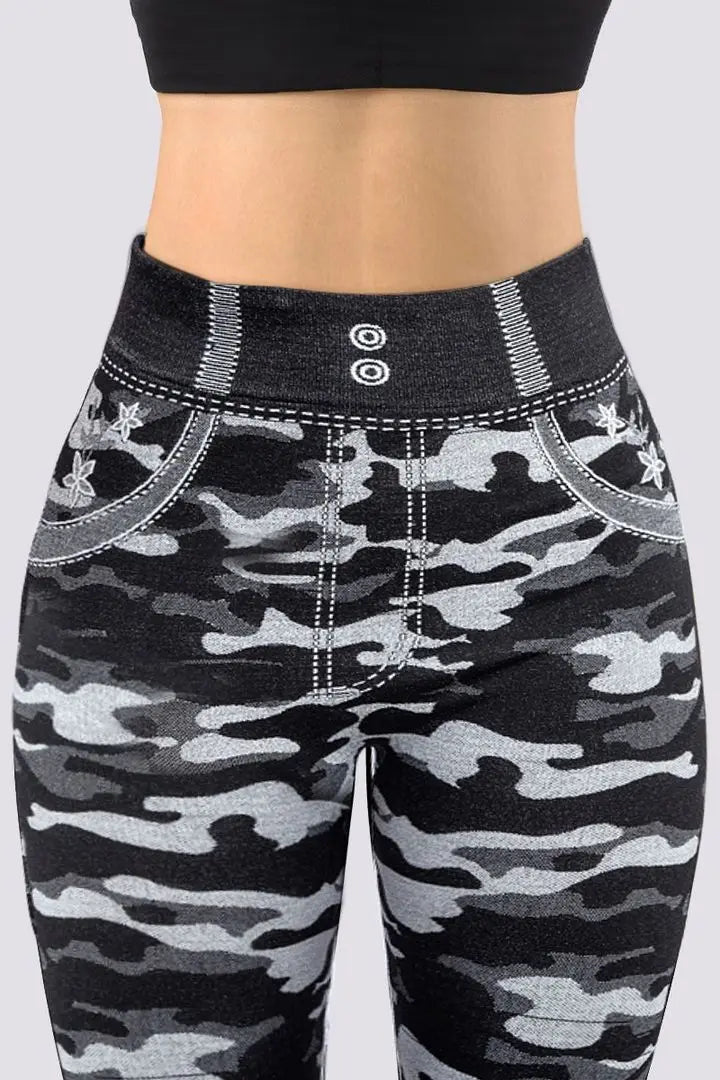 Leggings Jeans Camuflados para Mulheres