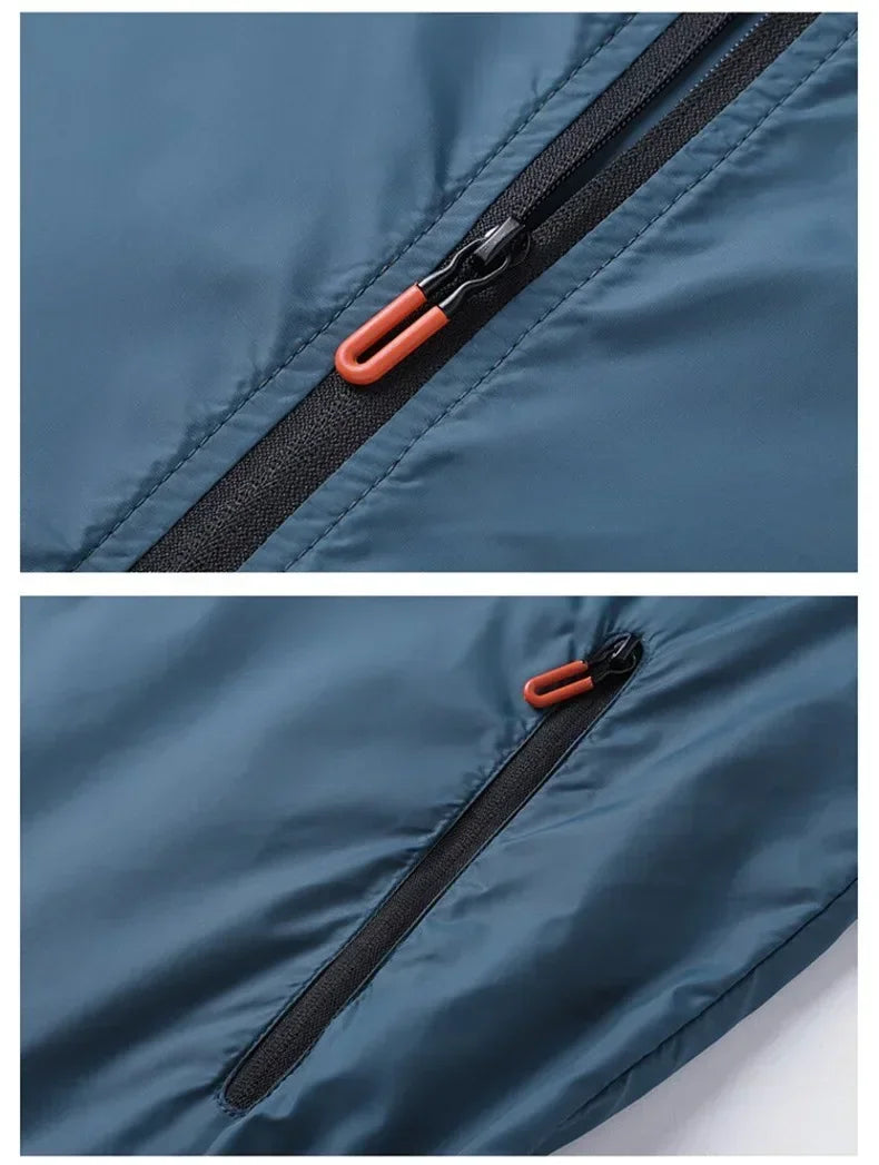 Jaqueta Esportiva Impermeável Respirável Masculina