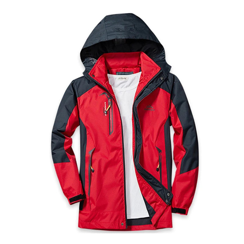 Jaqueta Feminina Trekking com Capuz Impermeável