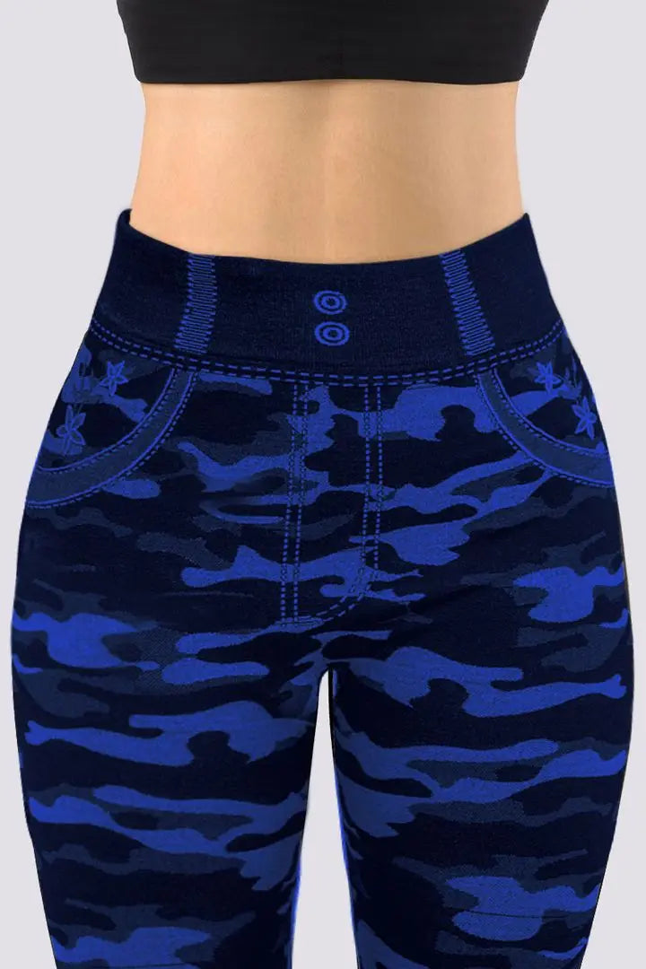 Leggings Jeans Camuflados para Mulheres