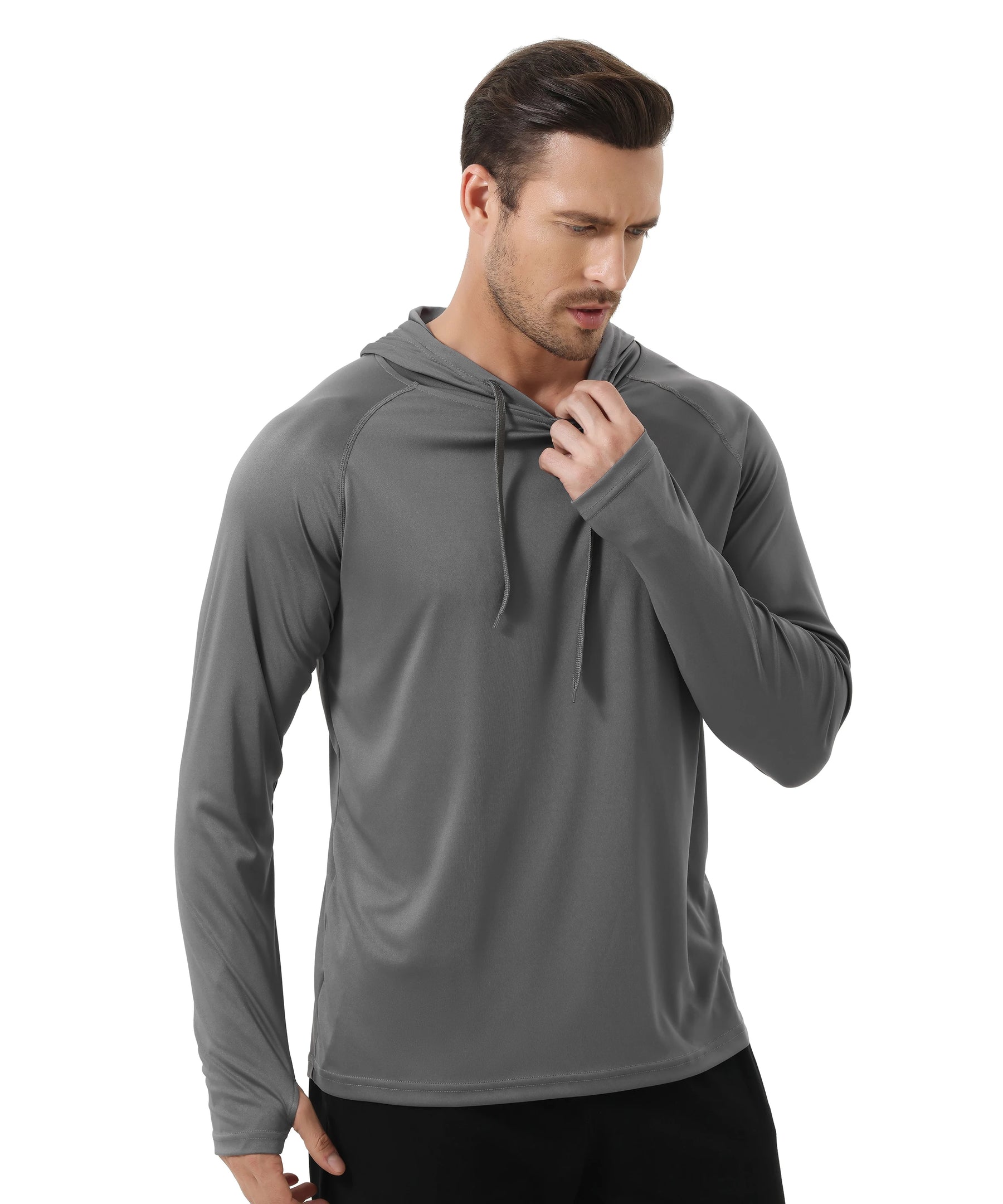 Camiseta Esporte Masculino com Capuz
