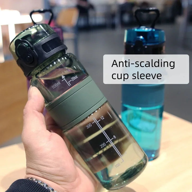 Garrafa de Agua Plástico Brilhante 500ml