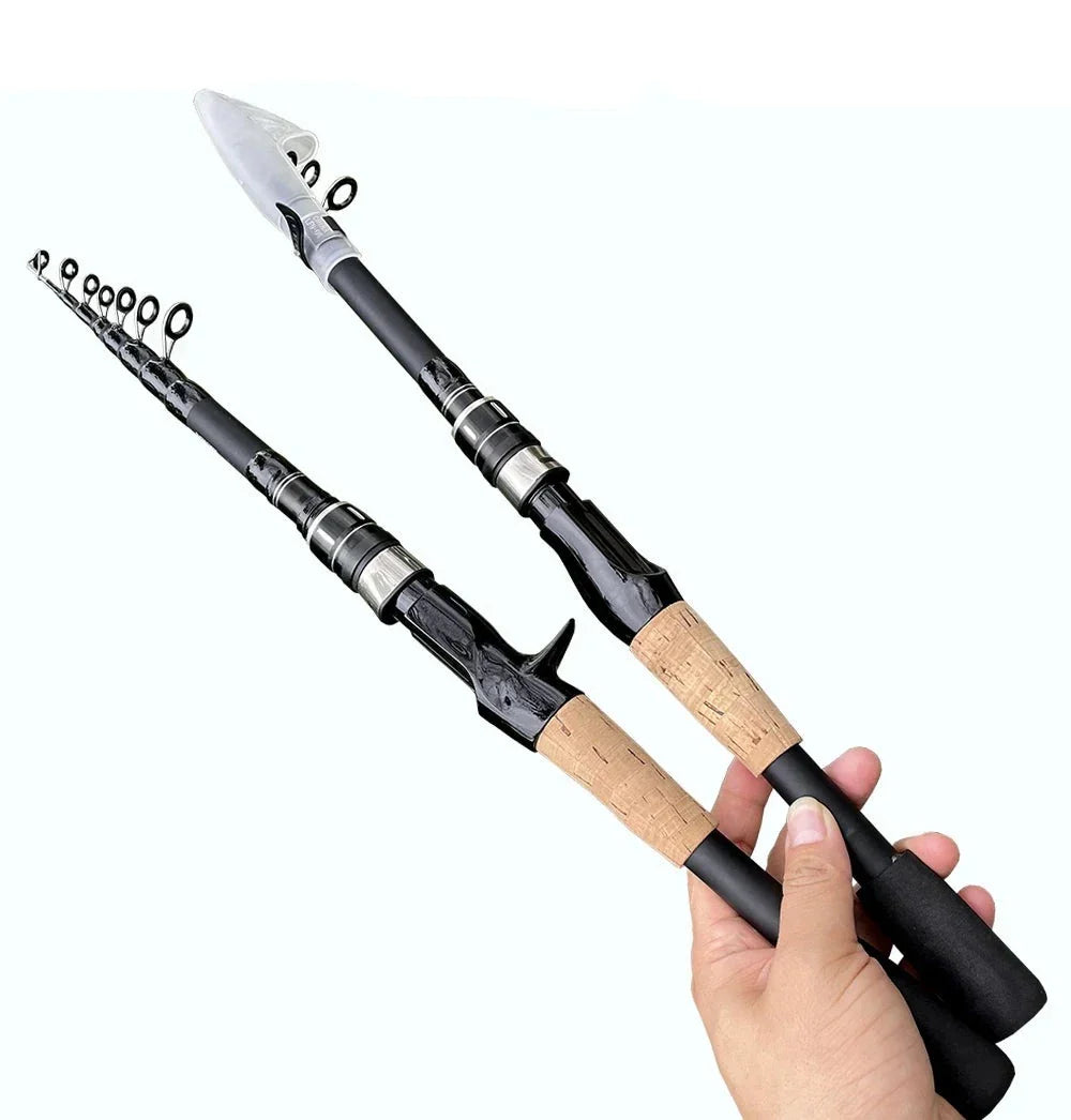 Vara Telescópica de Fibra de Carbono GHOTDA – Leve, Rápida e de Alta Performance