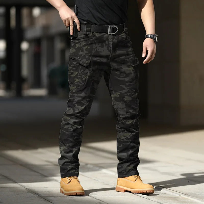 Calça Masculina Elástica Impermeável (Sem cinto)