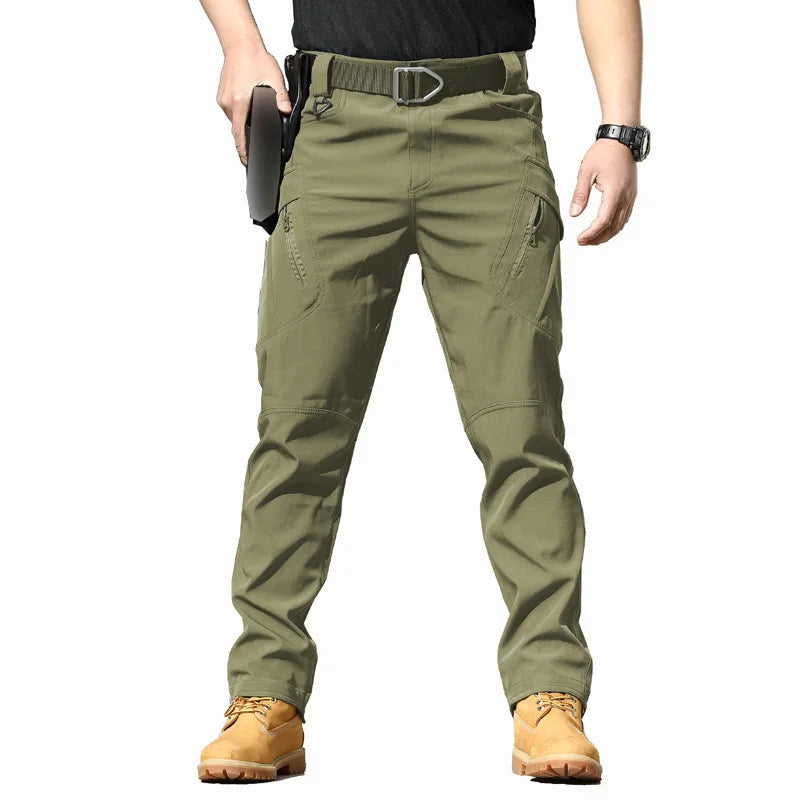 Calça Masculina Elástica Impermeável (Sem cinto)