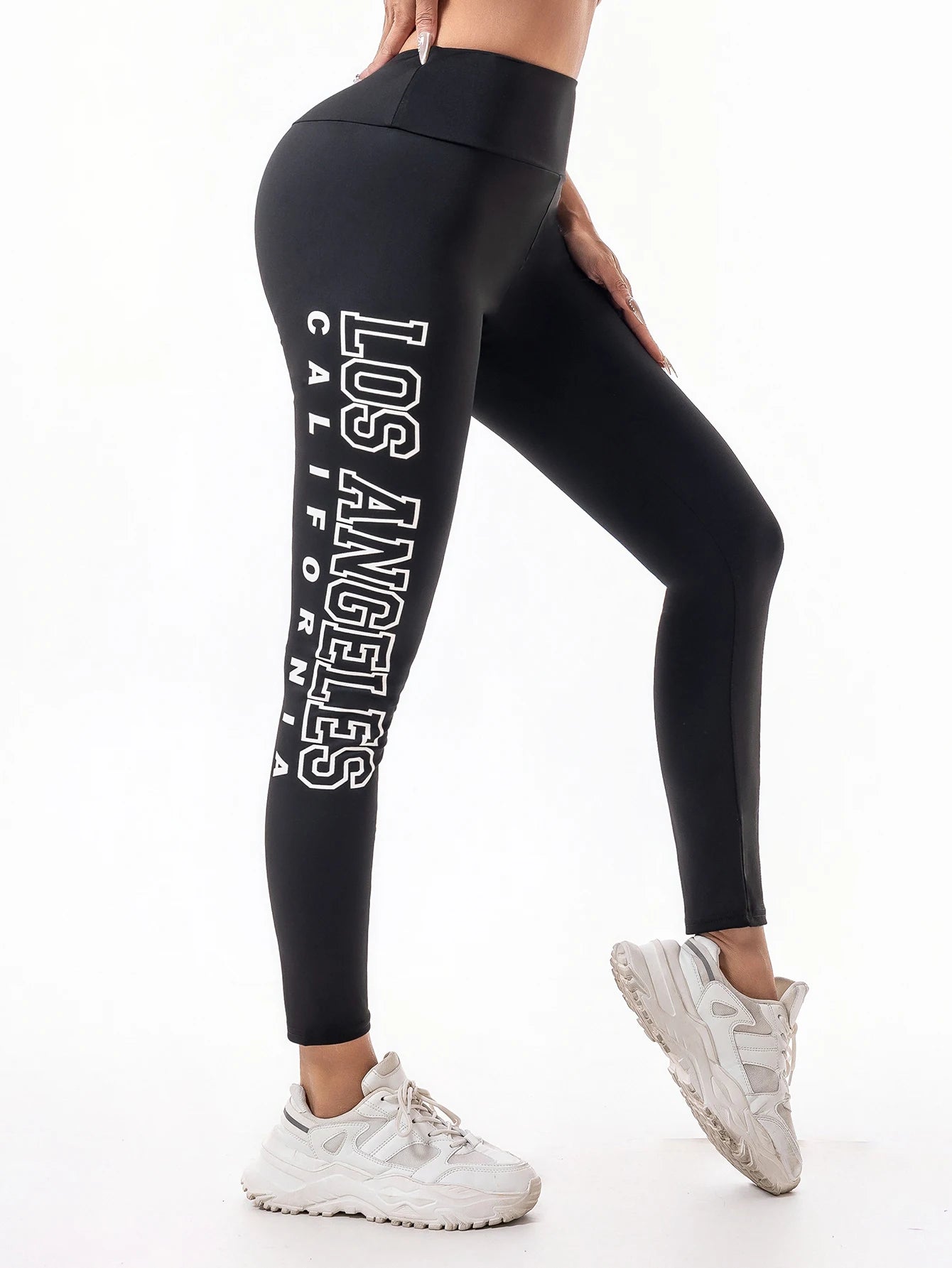 Calças de Yoga Femininas Cintura Alta