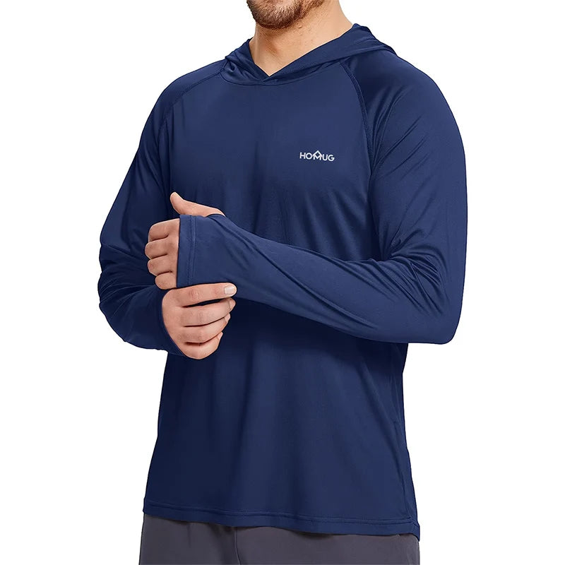 Camiseta Masculina com Capuz UPF 50+