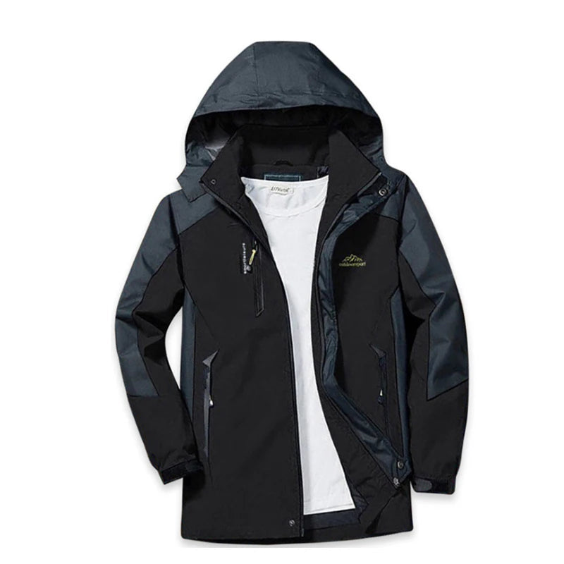 Jaqueta Feminina Trekking com Capuz Impermeável