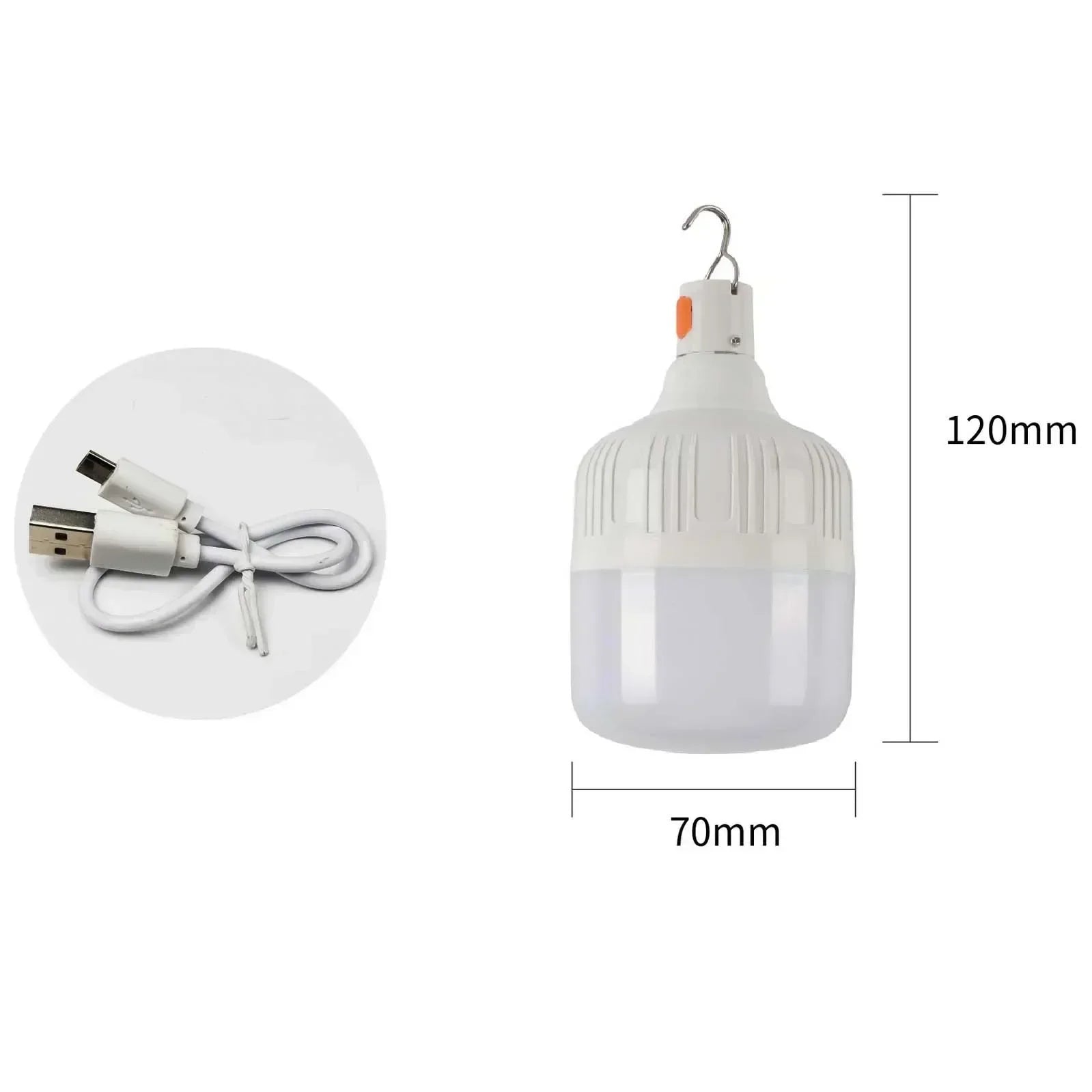 Lâmpada LED Recarregável USB