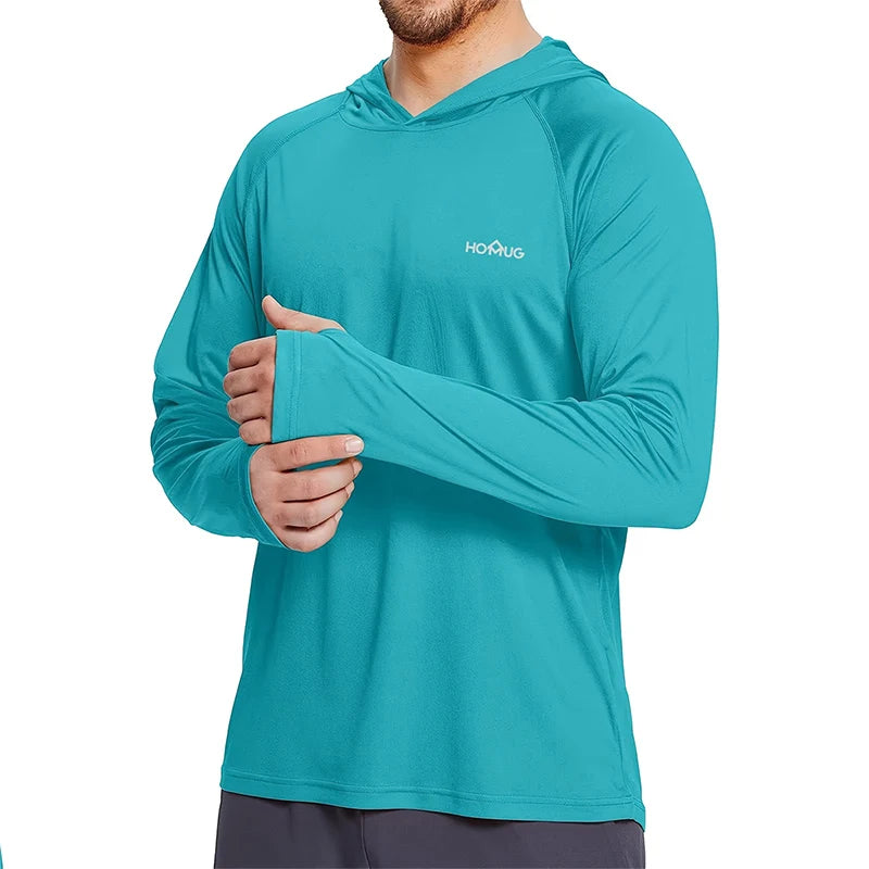 Camiseta Masculina com Capuz UPF 50+