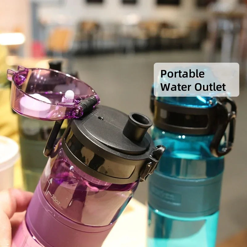 Garrafa de Agua Plástico Brilhante 500ml