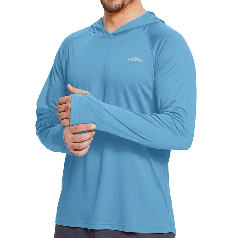 Camiseta Masculina com Capuz UPF 50+