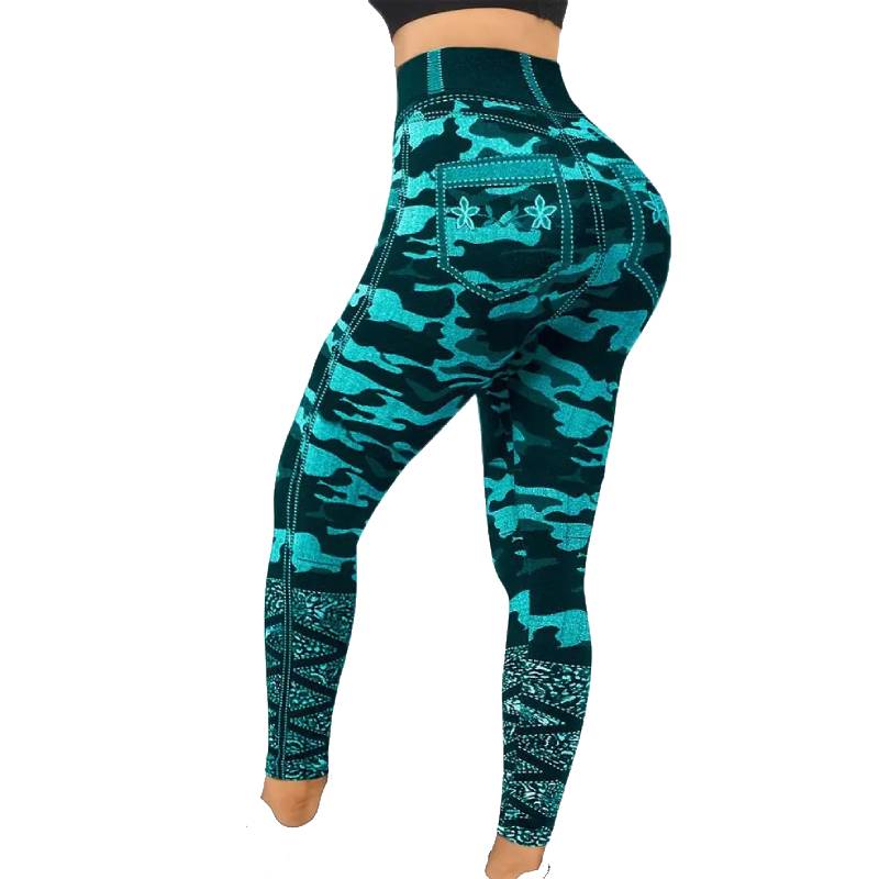 Leggings Jeans Camuflados para Mulheres