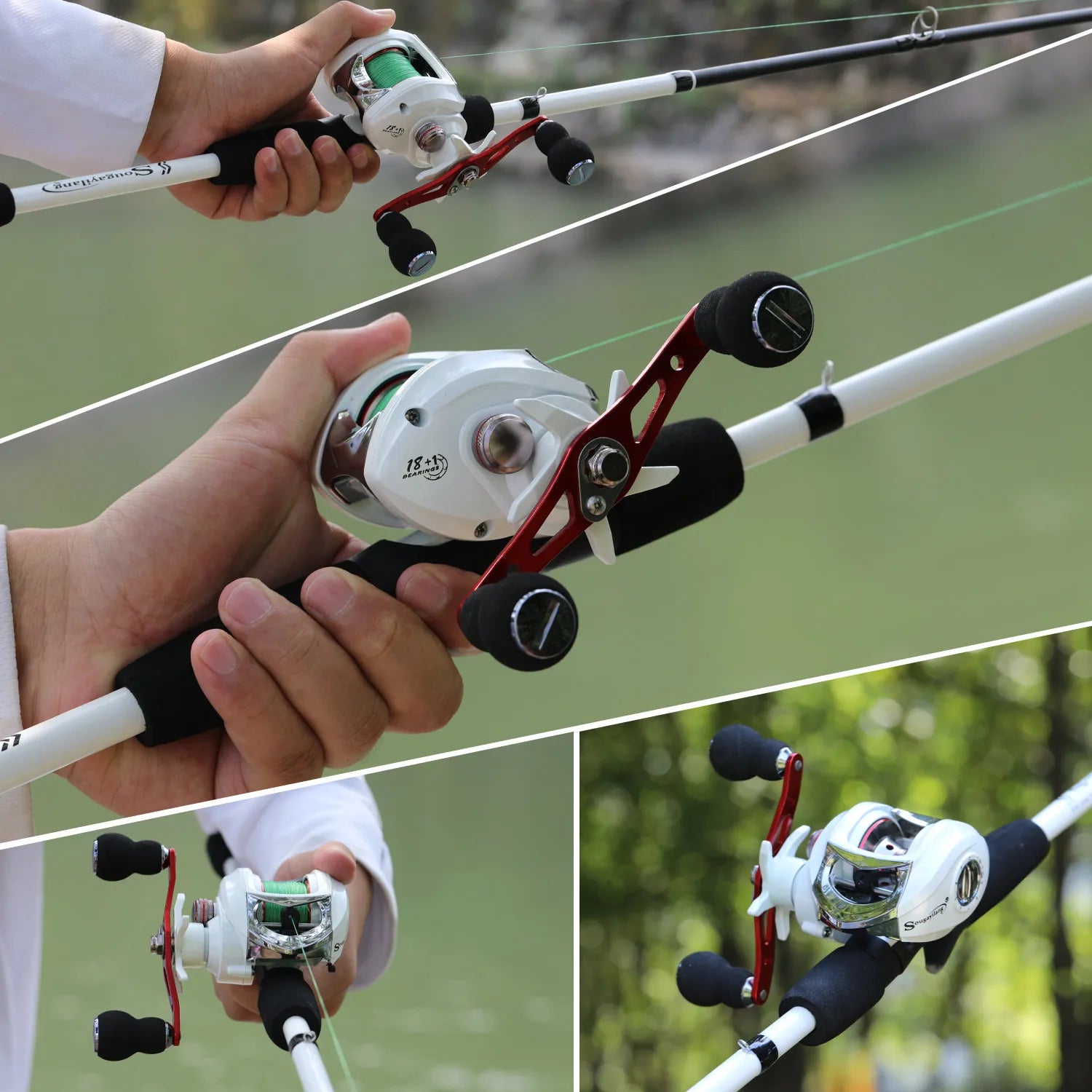 Kit de Pesca Completo – Carretilha 8kg e Vara de 1,98m para Pescarias de Sucesso