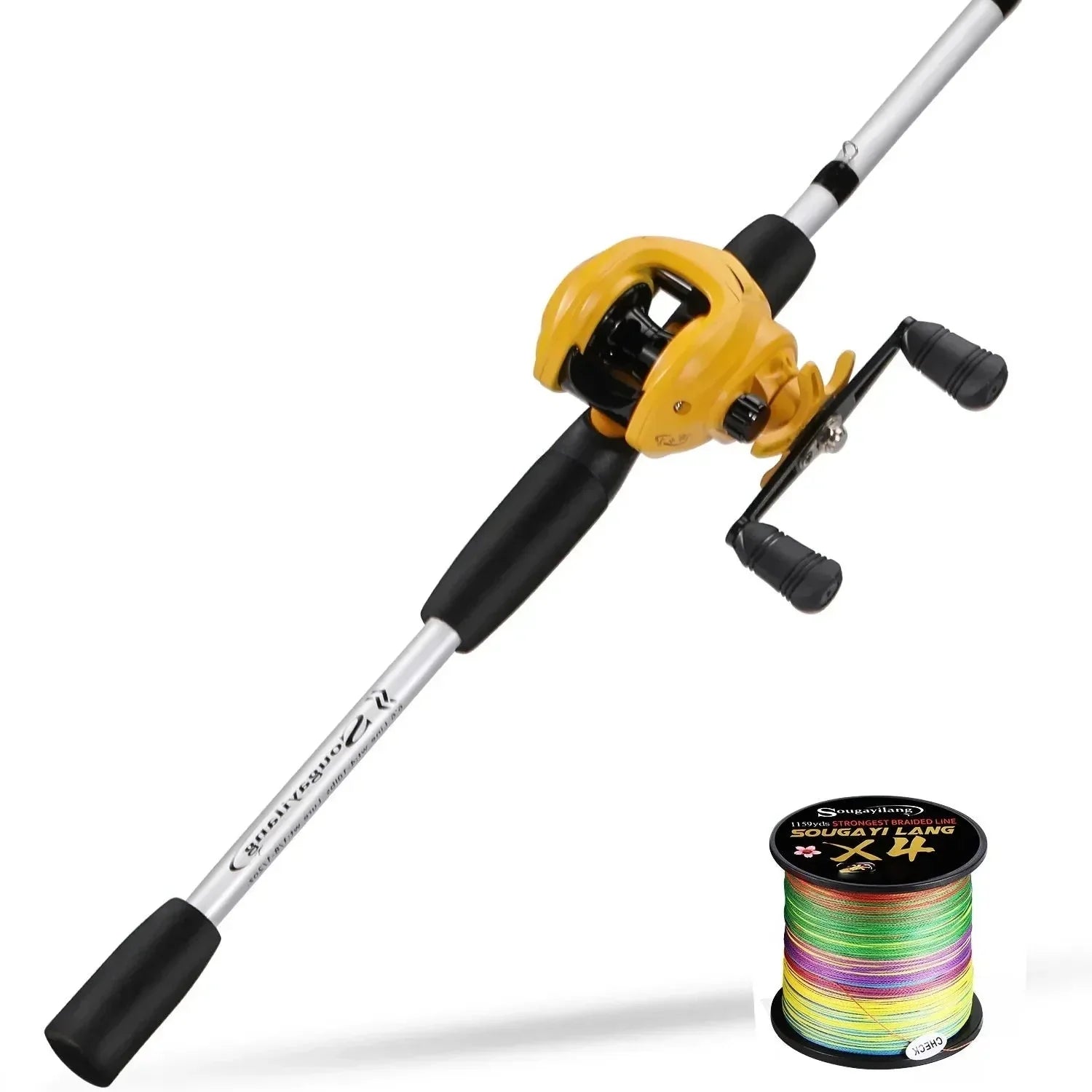 Kit de Pesca Completo – Carretilha 8kg e Vara de 1,98m para Pescarias de Sucesso