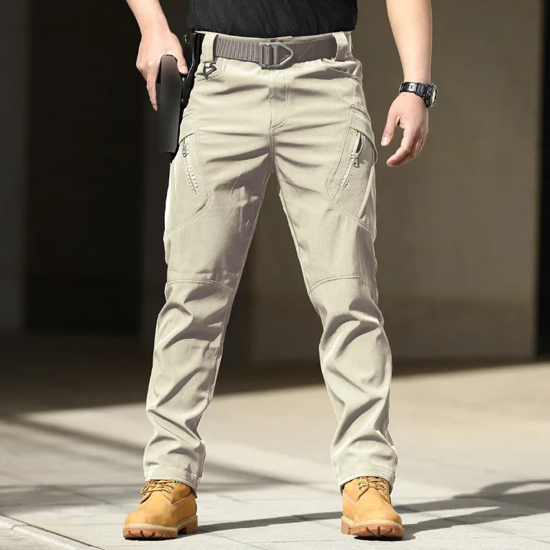 Calça Masculina Elástica Impermeável (Sem cinto)