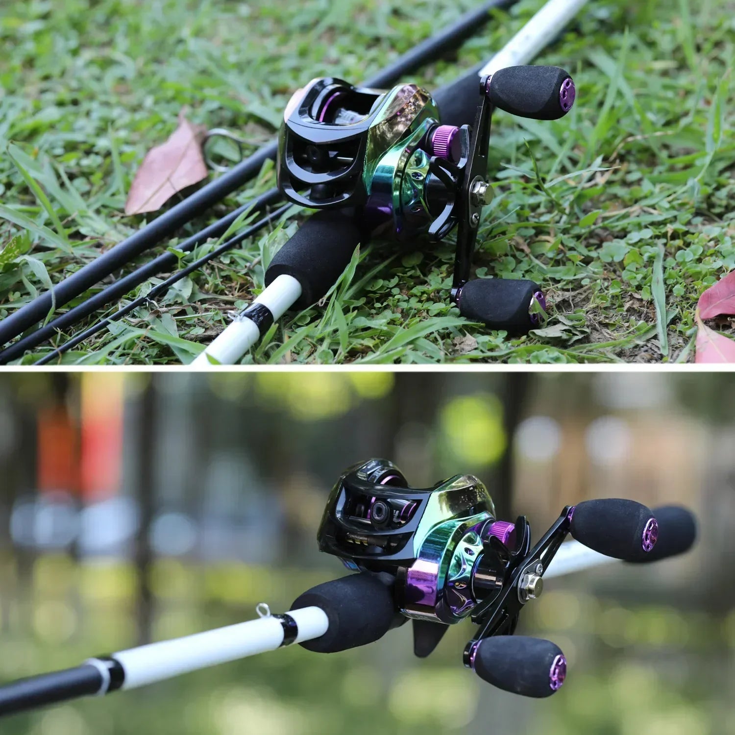 Kit de Pesca Completo – Carretilha 8kg e Vara de 1,98m para Pescarias de Sucesso