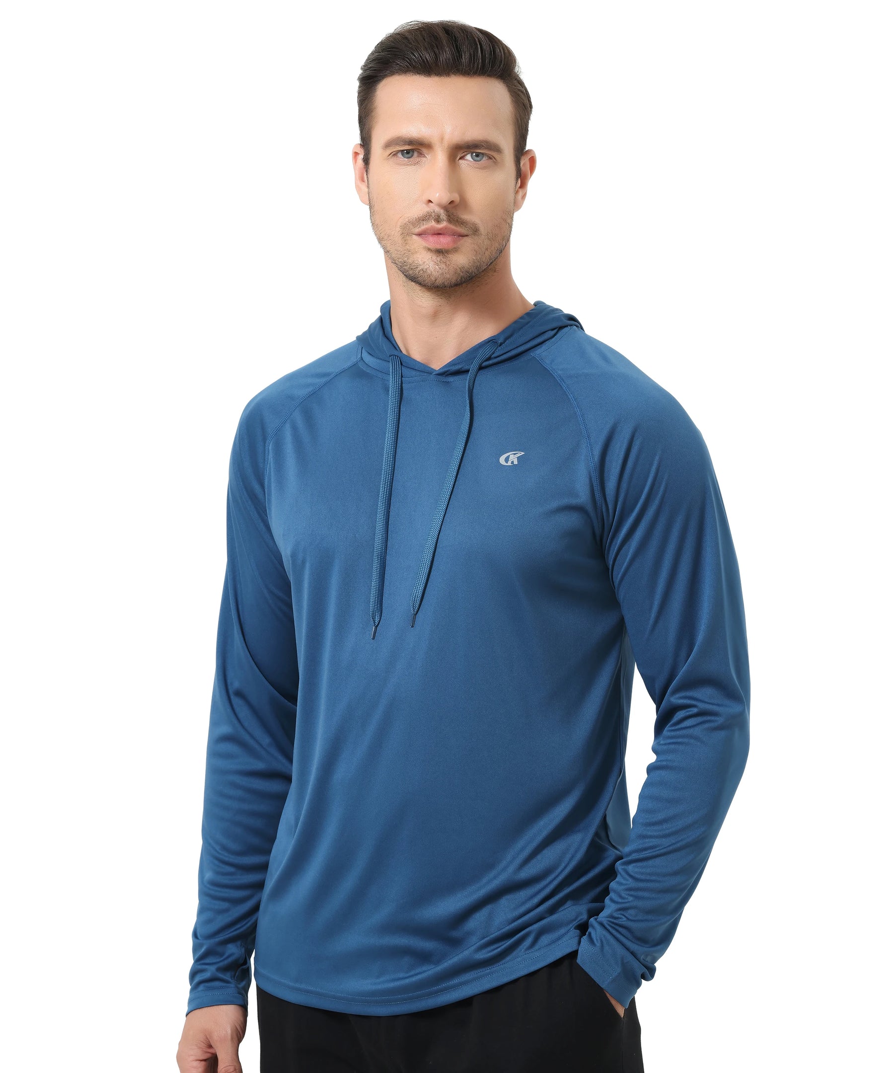 Camiseta Esporte Masculino com Capuz