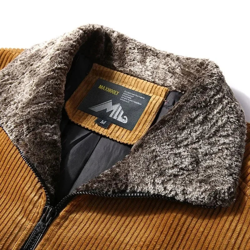 Jaqueta Masculina Inverno Térmica Veludo