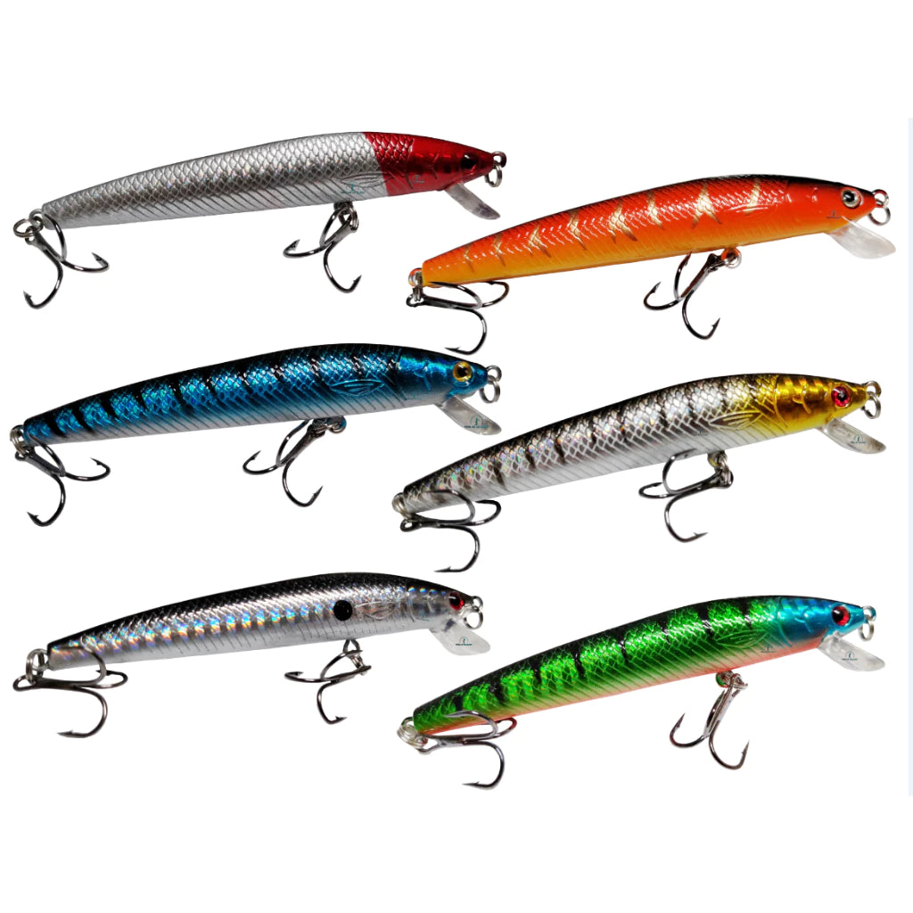 Kit 06 Isca Artificial Meia Água