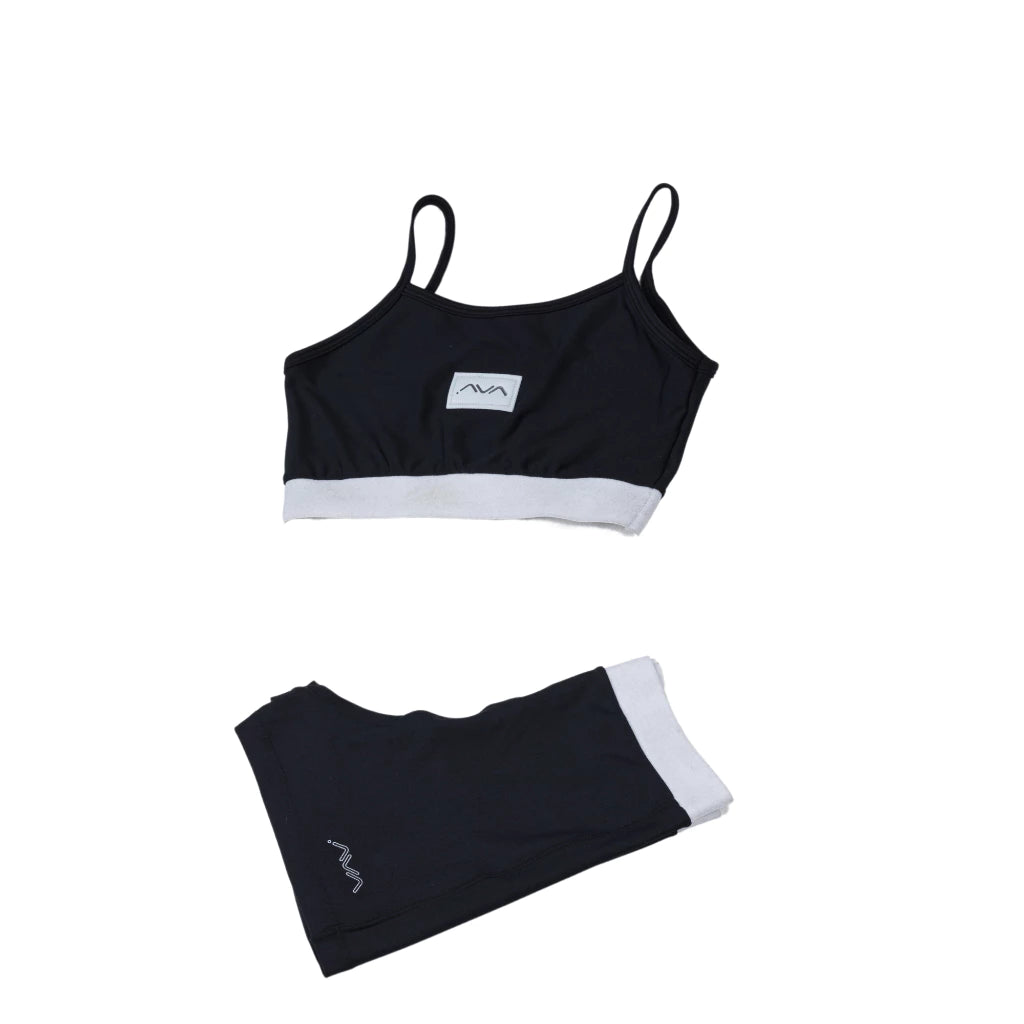 Conjunto Feminino Academia Suplex Top e Short Com Elástico