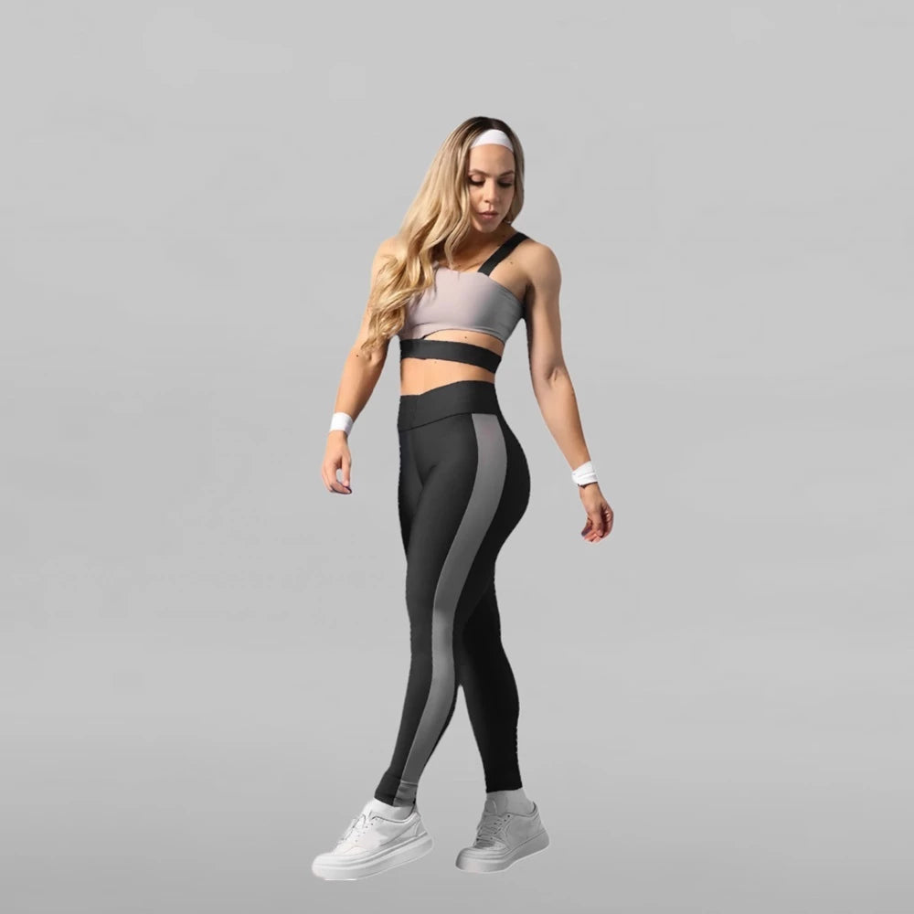 Conjunto Academia Fitness Top + Calça Legging Premium