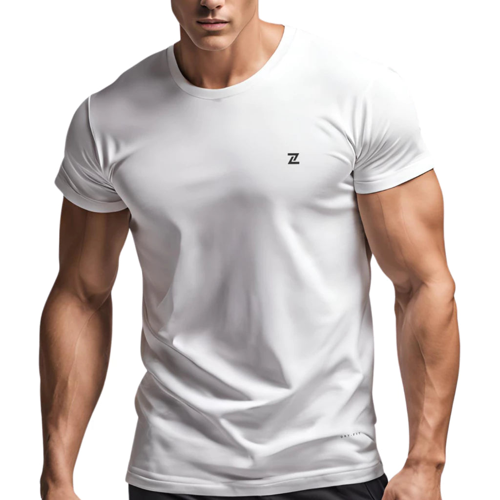 Camiseta Dry Fit Masculina Logo Z Lisa