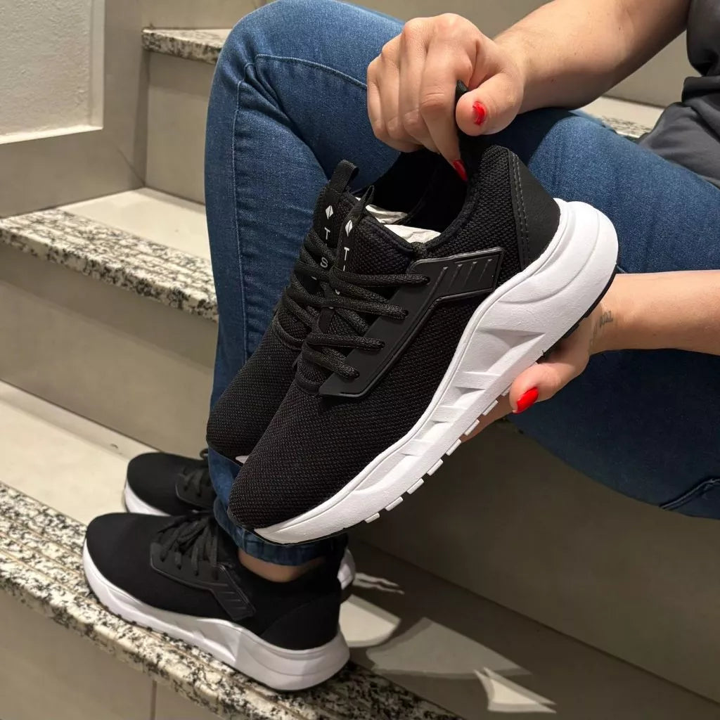 Tênis Feminino Esportivo Confortável Amortecimento