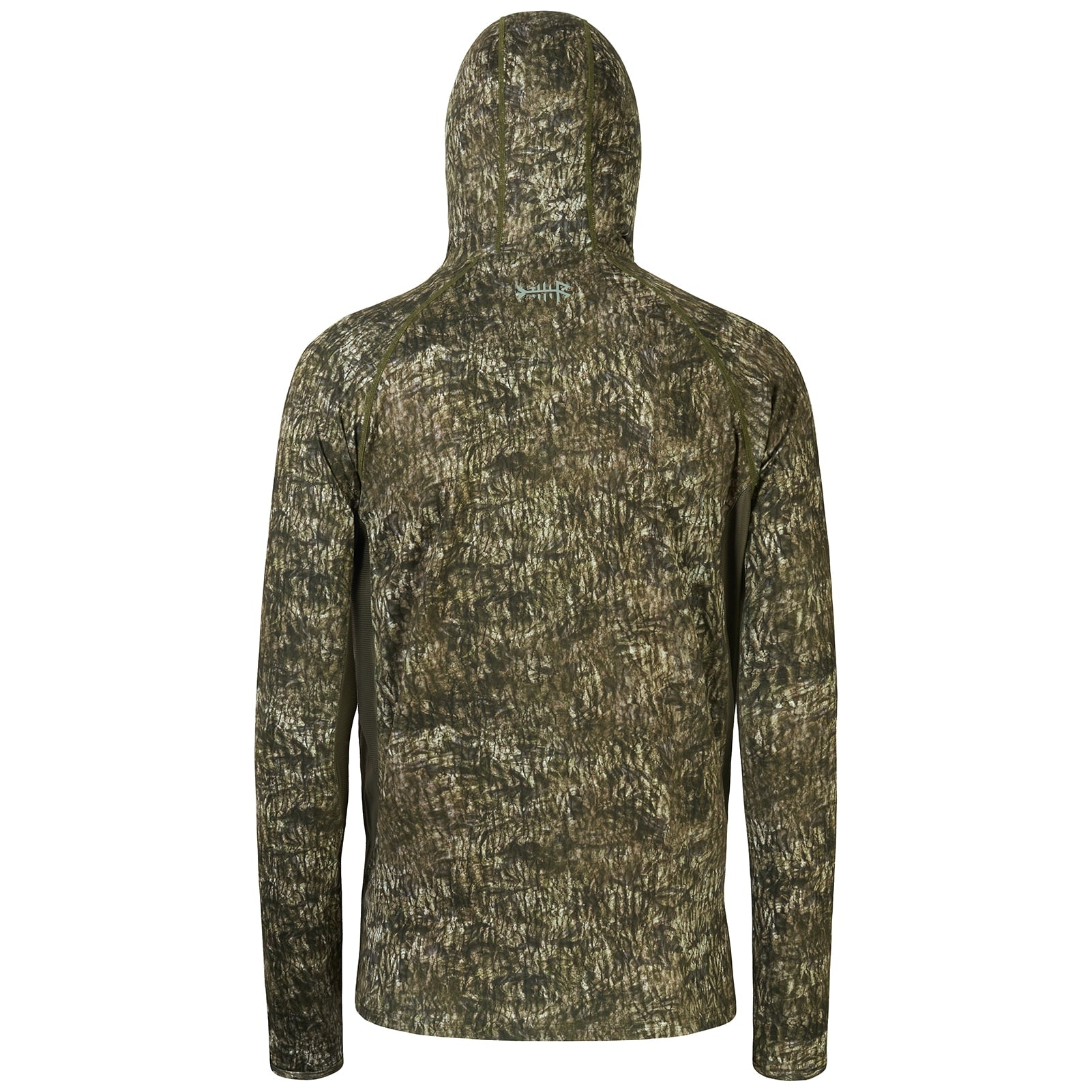 Camisa de Pesca Camo UV50+ com Capuz e Máscara