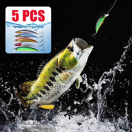 Kit 05 Iscas Artificiais Importadas