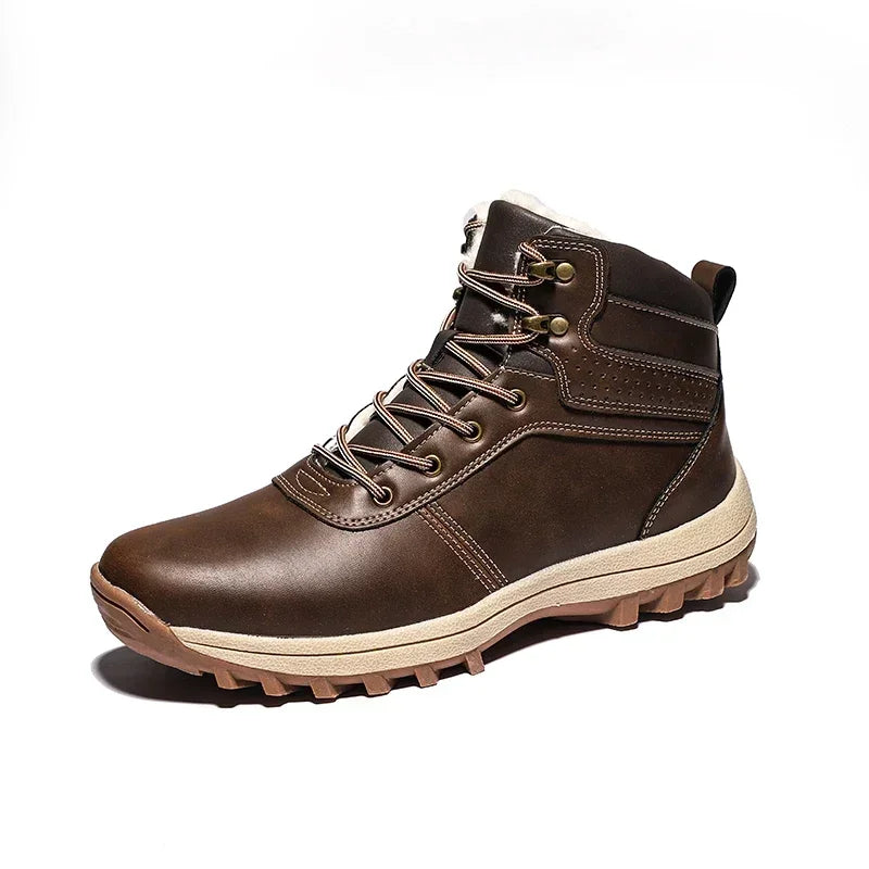Bota Masculina Couro Resistente Vinson